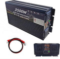 3500 Watt Power Inverter 12V DC to 220V AC Converter, RV Inverter, LED Display with 2 AC Outlets Dual Fans Radiating, for RV, Camp and Home, Electric Tool Pure Sine Wave Inverter (220V, 3500W 12V)