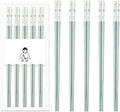 5 Pairs Fiberglass Chopsticks Dishwasher Safe, Slivek Reusable Chopsticks Non-slip and Lightweight, 24.3cm/9.57in Japanese Chinese Korean Chop Stick, Blue