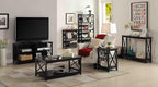 Convenience Concepts Oxford 5 Tier Corner Bookcase, Black
