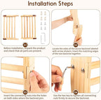 Sauna Backrest Infrared Sauna Accessories Wooden Sauna Back Support with Anti-Slip Rubber S-Shaped Comfortable Back Rest for Any Barrel or Infrared Sauna