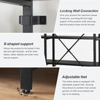 HOMISSUE Bookshelf,5-Tier Bookshelf Industrial Bookcase and Bookshelves,Rustic Storage Rack with Open Shelves for Living Room Bedroom and Kitchen