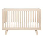 Babyletto Hudson 3-in-1 Convertible Crib with Toddler Bed Conversion Kit in Washed Natural, Greenguard Gold Certified
