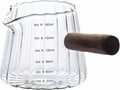Espresso Glass with Handle 6Oz Espresso Shot Cup Espresso Measuring Cup with Dual Scale Markings Coffee Essentials for Coffee Milk