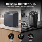 Airthereal Revive Food-to-Soil System, Odorless Countertop Electric Kitchen Composter, 1-Click Smart Operation, Powerful Sharksden Trinity Blade to Cycle Food Waste into Earth Nutrition