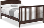 Delta Children Campbell 6-in-1 Convertible Crib - Greenguard Gold Certified, Walnut Espresso