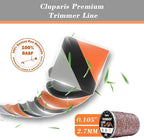 Cluparis 5-Pound Super Heavy Duty Trimmer Line .105-Inch-by-1325-ft Twist Pro Trimmer Line Spool 3-Component Tri-Extrusion Weed Eater String with Super Line Cutter