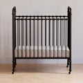 NAMESAKE Abigail 3-in-1 Convertible Mini Metal Crib in Vintage Iron, Greenguard Gold Certified