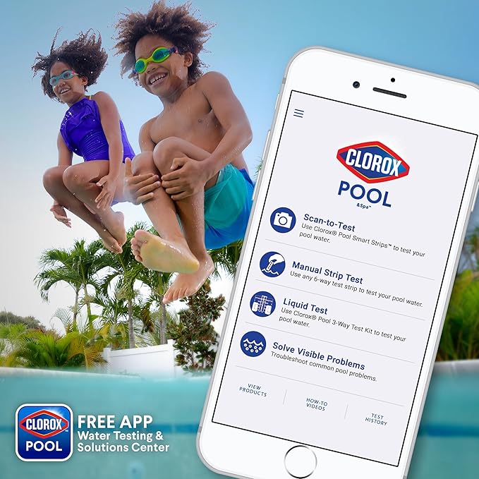 Clorox® Pool&Spa All in One XtraBlue Chlorinating Granules, Dual Action Sanitizer & Shock, Kills Bacteria (27 LB)