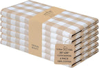 Urban Villa Cloth Napkins Cotton 20x20 (Set of 6) Taupe