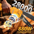 Tietoc Chainsaw, Electric Mini Chain Saw Cordless Power Hand Saw with 4000mAh Battery and Oil System for Tree Trimming & Wood Cutting, Garden Tools Gift for Men Dad Husband Gardener | 6 Inch