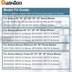 Deflector Control Cable 06900406 for Ariens Snow Blower fits Deluxe 24 27 28 30 Deluxe Platinum 24 30 Deluxe Track 24 27 28 30 snowblower Replaces 06900018 Chute Deflector snowblower Parts