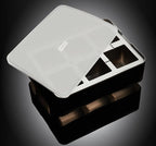 LURCH Germany ICE Former Cube - Silicone Tray for 6 Ice Cubes (2x2'')