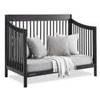 Delta Children Brooks 6-in-1 Convertible Crib - Greenguard Gold Certified, Midnight Grey