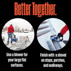 Westinghouse WSnow18 Corded Snow Blower 18 Inch, Dual LED Lights, Electric Snow Blower with 25ft Throwing Distance, Plows 650lbs/min, Adjustable Chute