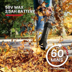 (2024 New Version) 58V 730CFM Cordless Leaf Blower with 2.5AH Battery & Charger