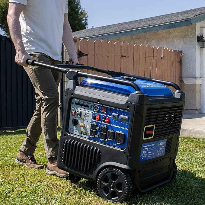 DuroMax XP11000iH 11,000-Watt Dual Fuel Portable Digital Inverter Generator - Gas & Propane, Remote Electric Start, Transfer Switch Ready, RV & Emergency Ready