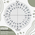 Alphabet Classroom Rug for Kids - 40 Inch Kids Rugs for Bedroom - Nursery Rug for Kids Room Decor - Kids Playroom Rug for Baby Learning - ABC Rugs for Kids Playroom - Kids Area Rugs for Bedroom