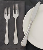 Oneida Flight Dinner Knives Silverware Set for 6, Flatware | Stainless steel, mirror finish | dishwasher safe | dinner knife set for everyday dining, cutlery set