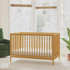 DaVinci Birdie 3-in-1 Convertible Crib, Honey, Easy Assemble, Greenguard Gold Certified