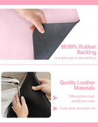 Dish Drying Mat for Kitchen Counter, 16"x24" Pad with Rubber Backed (Pink) | Hide Stain Anti Absorbent for Kitchen Counter, Non-slip Drying Mat for Coffee Machine Dish Rack