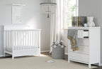 Storkcraft Petal 4-in-1 Convertible Mini Crib (White) – GREENGUARD Gold Certified, Converts to Daybed and Twin-Size Bed, Includes Bonus 2.75-inch Mini Crib Mattress, Mini Crib with Mattress Included
