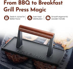 Bellemain Smash Burger Press, Grill Press, Bacon Press - Rectangle