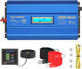 2000Watt Pure Sine Wave Power Inverter 12V DC to 110V 120V AC ETL UL458 Compatible with Lithium Battery Starlink for Off-Grid Solar RV Home Truck with 2.4A USB Ports & 1AC Terminal Block by VOLTWORKS