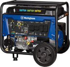 Westinghouse 12500 Peak Watt Tri-Fuel Home Backup Portable Generator, Remote Electric Start, Transfer Switch Ready, Gas, Propane, and Natural Gas Powered