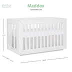 Dream On Me Evolur Maddox Modern Crib, Weathered White