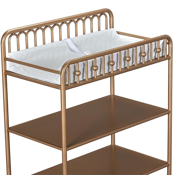 Little Seeds Monarch Hill Ivy Metal Changing Table, Gold