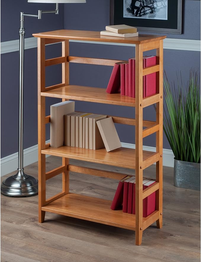 Winsome Wood Studio Shelving, Honey, 3