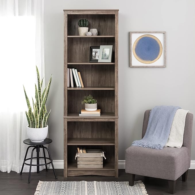 Prepac Prepac Home Office Tall 6-Shelf Bookcase