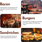 Bellemain Smash Burger Press, Grill Press, Bacon Press - Rectangle