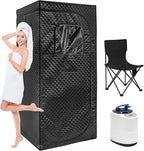 Portable Steam Sauna Box for Home, Personal Sauna Tent for Full Body Spa with 4L Steamer Generator,Sauna Room for Indoor,70.8”x31.5”x31.5”