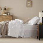 Bedsure Full Size Comforter Sets - Bedding Sets Full 7 Pieces, Bed in a Bag White Bed Sets with Comforter, Sheets, Pillowcases & Shams, Adult & Kids Bedding