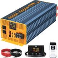 5000 Watt Power Inverter Pure Sine Wave 24V DC to 110V 120V 10000W Peak Heavy Duty Inverter with Remote Control and LED Display, 4 USB/Type-C Ports & 2 AC Outlets Car Charger for Vehicles RV