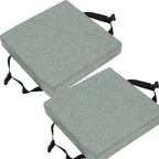 Square Cushion Set of 2 for Bar Stool 14x14/15*15/12*12 Seat Pad With Ties - Thickened 5/8cm Dining Chair Cushion for Home Kitchen ( Color : 6#
