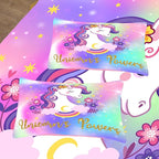 Tailor Shop Unicorn Comforter Sets Twin Size,Unicorn Bedding Sets for Girls Kids Teens with 1 Pillowcase…
