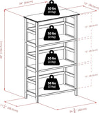 Winsome Wood Studio Shelving, Honey, 3