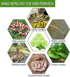 25 Pack Snake Be Gone for Yard Powerful Pet Safe,Moth Balls for Lawn Garden Camping Fishing Home to Repels Snakes and Other Pests