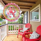 Wind Spinners Outdoor Cardinal Bird - Birthday Gifts for Women Mom Grandma, Hanging Wind Sculptures 12 inch 3D Wind Spinner for Garden Decor for Outside, Garden, Patio, Yard, Outdoor