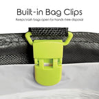 Collapsible Bin Trash & Recycle/Utility, Perfect for Camping, Laundry, Storage and Garden, Waterproof Vinyl and Tear Resistance, Trash and/or Recycle, Two 13 Gallon Bags