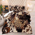 Tailor Shop Cow Print Comforter Sets for Boys Kids Teens,Leopard Comforter Set King Size Cow Print Bedding Sets,Leopard Print Comforter with 1 Comforter 2 Pillowcase…
