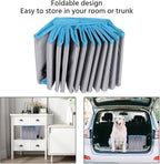 Yaheetech Foldable Dog Pool Portable Kiddie Pools Collapsible Hard Plastic Dog Swimming Pools Doggie Wading Pool Bath Tub for Puppy Small Medium Large Dogs, 63 x 12 Inches Gray
