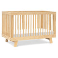babyletto Hudson 3-in-1 Convertible Crib with Toddler Bed Conversion Kit in Natural, Greenguard Gold Certified
