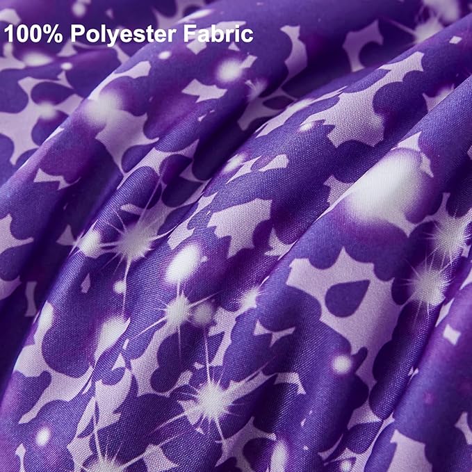 PERFEMET Queen Comforter Set with Sheets, 6 Pcs Blue Purple Girls Bedding Set, Tie Dye Rainbow Comforter for Queen Size Bed, Colorful Ombre Bedroom Decor Bed in A Bag for Teens Girls