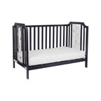 Suite Bebe Celeste 3 in 1 Convertible Island Crib Wood and Acrylic, Black