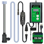 3000W 240V Fully Submersible Water Heater for Bathtub & Inflatable Pool – Portable Immersion Electric Heater with GFCI & Thermostat for Baptistry, Bucket, Above Ground Pool and Hot Tub