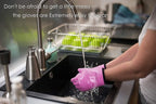 KITCHEN PERFECTION Silicone Smoker Oven Gloves -Extreme Heat Resistant BBQ Gloves-Handle Hot Food Right on Your Grill Fryer & Pit|Waterproof Grilling Cooking Baking Mitts|Superior Value Set+3 Bonuses | Waterproof, 5-Finger Design For A Better Grip, for...