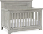 Delta Children Simmons Kids SlumberTime Paloma 4-in-1 Convertible Baby Crib - Greenguard Gold Certified, Rustic Mist